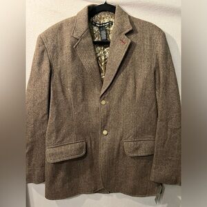 NWT DKNY Jeans Herringbone Blazer Men’s Large